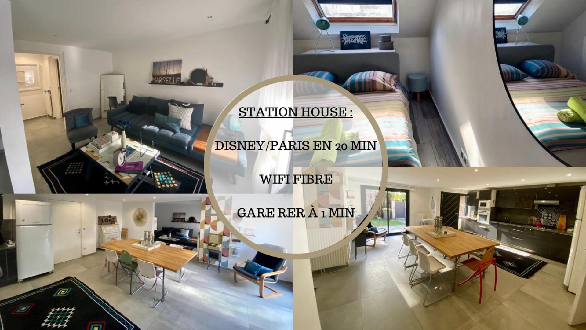 Station House - Maison Entre Disneyland Et Paris Roissy-en-Brie Eksteriør bilde